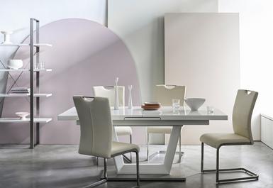 17 Roomset contemporary bianco table 